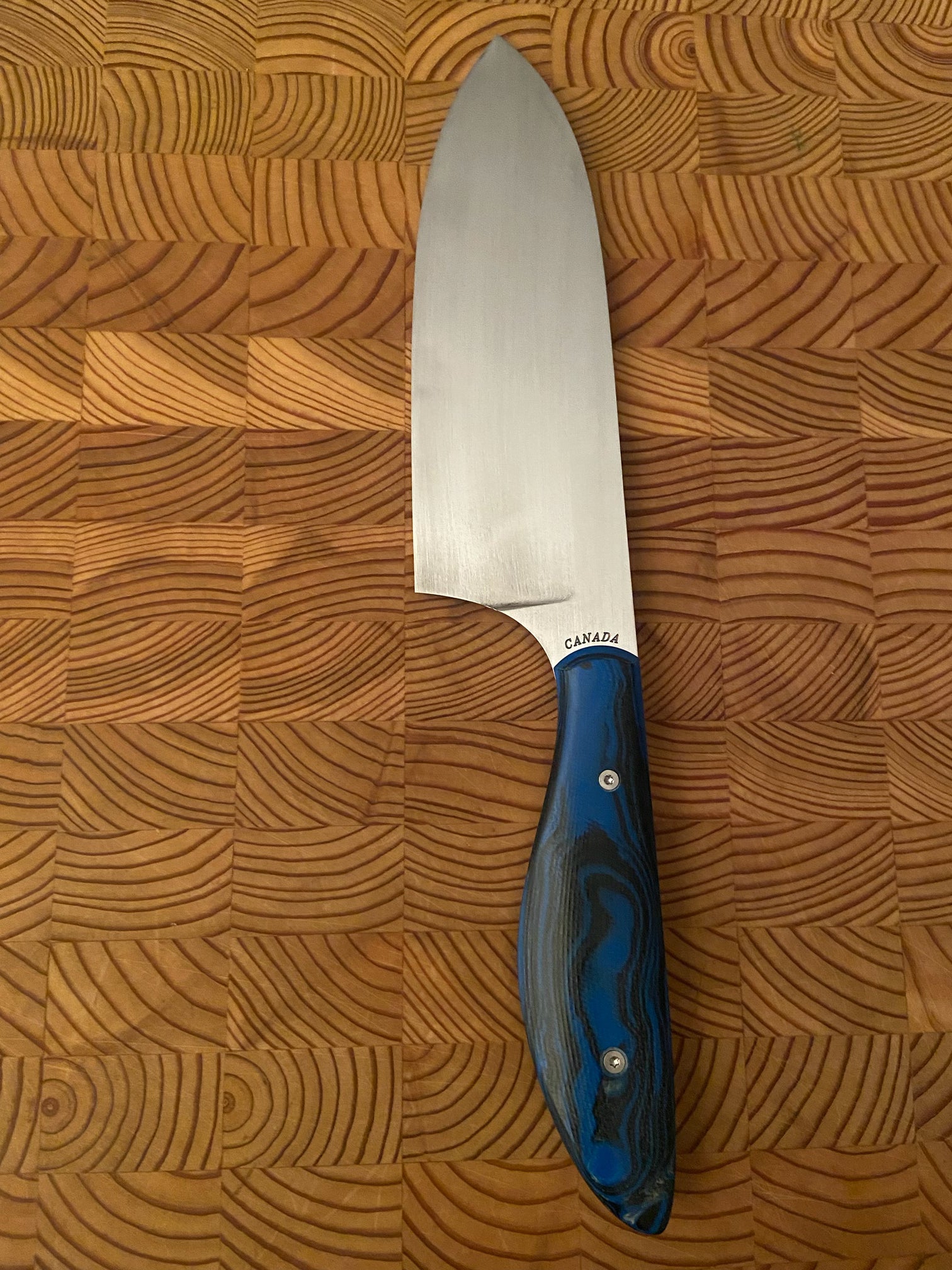 5” Lēʻahi santoku Nitro V Steel Blade